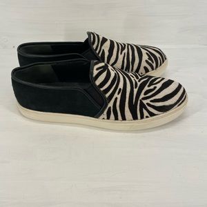Cole Haan Bowie Slip On In Zebra Print Women's 7B
